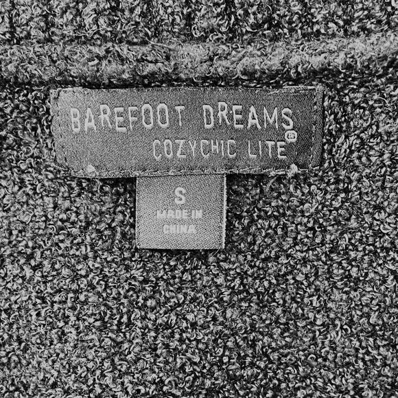 Barefoot Dreams Women's Circle Knit Cardigan Sweater, Open Front, Sz. S Cozy - Picture 3 of 8